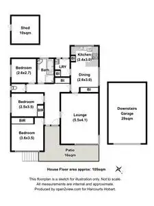 Floorplan of Homely house listing, 37 Tenth Avenue, West Moonah TAS 7009