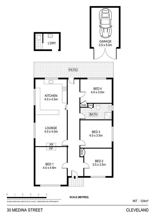 Floorplan of Homely rural property listing, 12962 Midlands Highway, Cleveland TAS 7211