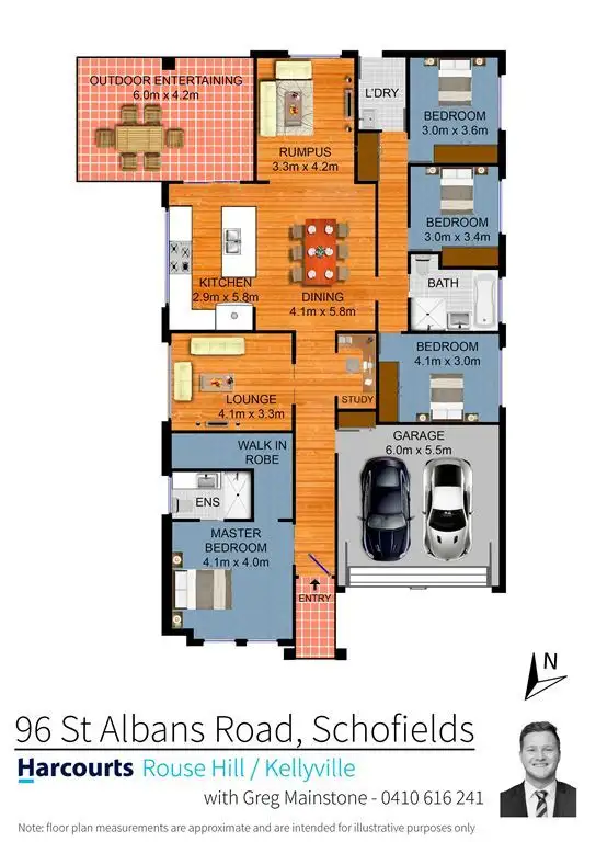 Floorplan of Homely house listing, 96 St Albans Road, Schofields NSW 2762