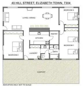 Floorplan of Homely house listing, 40 Hill Street, Elizabeth Town TAS 7304