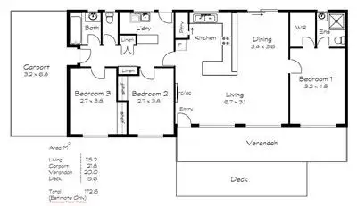 Floorplan of Homely house listing, 40 Seaview Avenue, Middleton SA 5213