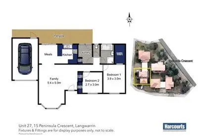 Floorplan of Homely unit listing, 27/15 Peninsula Crescent, Langwarrin VIC 3910