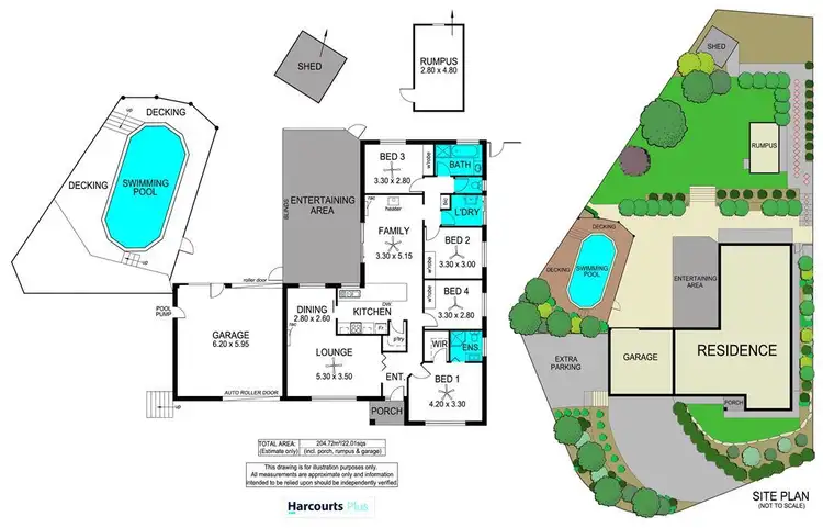 Floorplan of Homely house listing, 2 Quinvale Road, Hallett Cove SA 5158