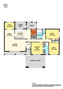 Floorplan of Homely house listing, 51 Howe Street, Miners Rest VIC 3352