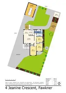 Floorplan of Homely house listing, 4 Jeanine Crescent, Fawkner VIC 3060