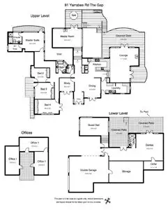 Floorplan of Homely house listing, 81 Yarrabee Road, The Gap QLD 4061