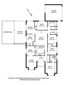 Floorplan of Homely house listing, 24 Telford Drive, Berwick VIC 3806