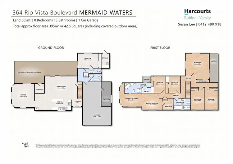 Floorplan of Homely house listing, 364 Rio Vista Boulevard, Mermaid Waters QLD 4218