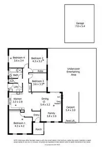 Floorplan of Homely house listing, 33 Schulze Road, Athelstone SA 5076