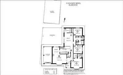Floorplan of Homely house listing, 6 Highgate Mews, Blakeview SA 5114