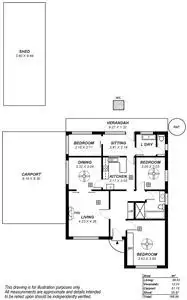 Floorplan of Homely house listing, 7 Dudley Avenue, Daw Park SA 5041