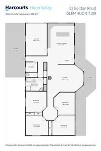 Floorplan of Homely house listing, 52 Beldon Road, Glen Huon TAS 7109