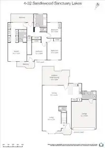 Floorplan of Homely house listing, 4/32 Sandlewood Lane, Sanctuary Lakes VIC 3030