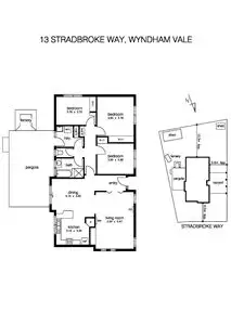 Floorplan of Homely house listing, 13 Stradbroke Way, Wyndham Vale VIC 3024