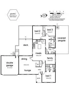 Floorplan of Homely house listing, 10 Chinook Crescent, Mooroolbark VIC 3138