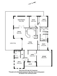 Floorplan of Homely house listing, 82 William Thwaites Blvd, Cranbourne North VIC 3977