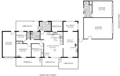 Floorplan of Homely house listing, 51 Rosemary Street, Goolwa Beach SA 5214