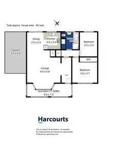 Floorplan of Homely unit listing, 21 Village Drive, Kingston TAS 7050