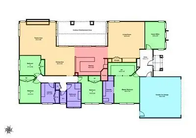 Floorplan of Homely house listing, 10 Burr Street, Miners Rest VIC 3352