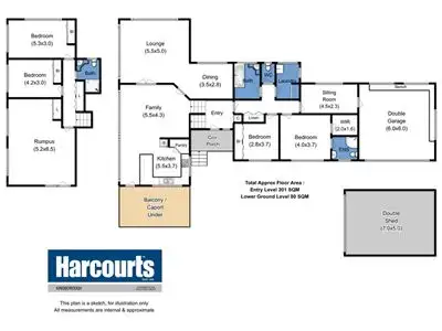 Floorplan of Homely house listing, 41 Tahune Crescent, Blackmans Bay TAS 7052
