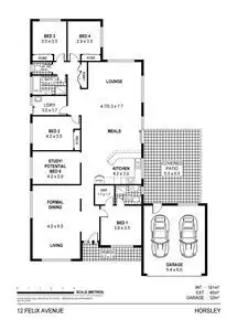 Floorplan of Homely house listing, 12 Felix Avenue, Horsley NSW 2530