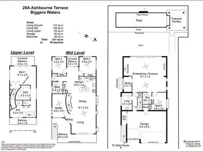 Floorplan of Homely house listing, 28A Ashbourne Terrace, Biggera Waters QLD 4216