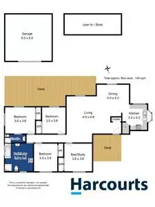 Floorplan of Homely rural property listing, 12 Impara Drive, Oyster Cove TAS 7150