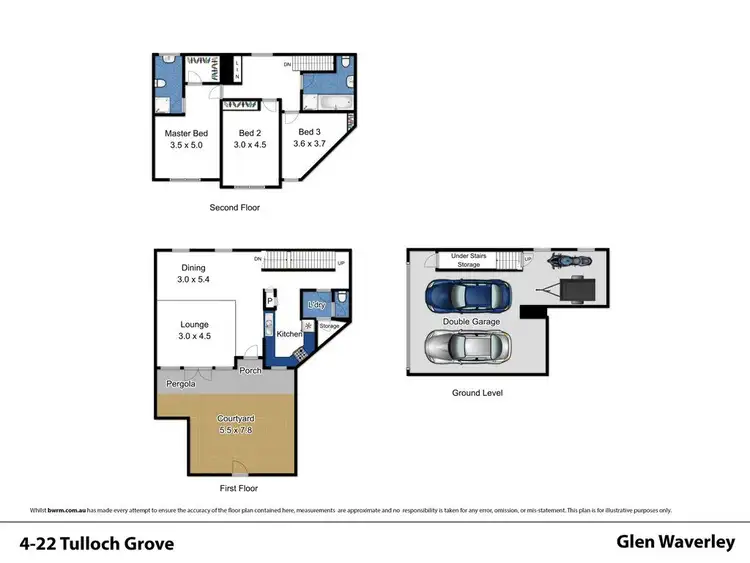 Floorplan of Homely townhouse listing, 4/22 Tulloch Grove, Glen Waverley VIC 3150