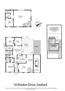 Floorplan of Homely house listing, 10 Elisdon Drive, Seaford VIC 3198