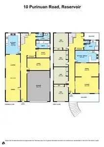 Floorplan of Homely house listing, 10 Purinuan Road, Reservoir VIC 3073