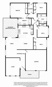 Floorplan of Homely house listing, 10 Westringia Avenue, Mount Annan NSW 2567