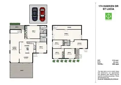 Floorplan of Homely house listing, 174 Hawken Drive, St Lucia QLD 4067