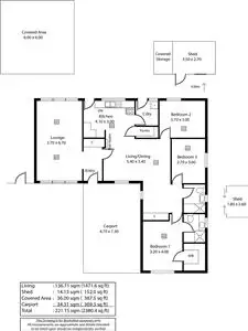 Floorplan of Homely house listing, 61 Northern Avenue, West Beach SA 5024
