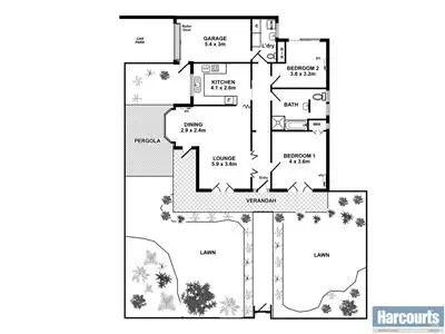 Floorplan of Homely unit listing, 14/14 Long Street, Plympton SA 5038