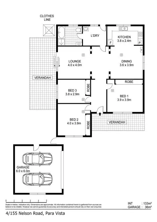 Floorplan of Homely house listing, 4/155 Nelson Road, Para Vista SA 5093
