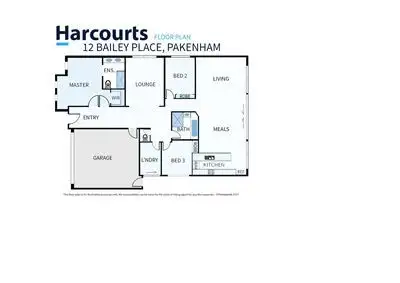 Floorplan of Homely house listing, 12 Bailey Place, Pakenham VIC 3810