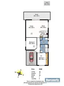Floorplan of Homely villa listing, 6 Jarrah Court, Craigmore SA 5114