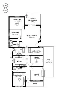 Floorplan of Homely house listing, 11 Lerwick Avenue, Hazelwood Park SA 5066