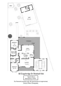 Floorplan of Homely house listing, 60 Coppleridge Drive, Elizabeth Vale SA 5112
