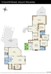 Floorplan of Homely house listing, 15 Sunhill Road, Mount Waverley VIC 3149