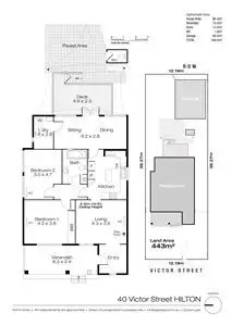 Floorplan of Homely house listing, 40 Victor Street, Hilton WA 6163