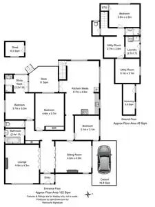 Floorplan of Homely house listing, 13 Alt-Na-Craig Avenue, Mount Stuart TAS