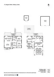 Floorplan of Homely house listing, 21 Seligan Street, Albany Creek QLD 4035