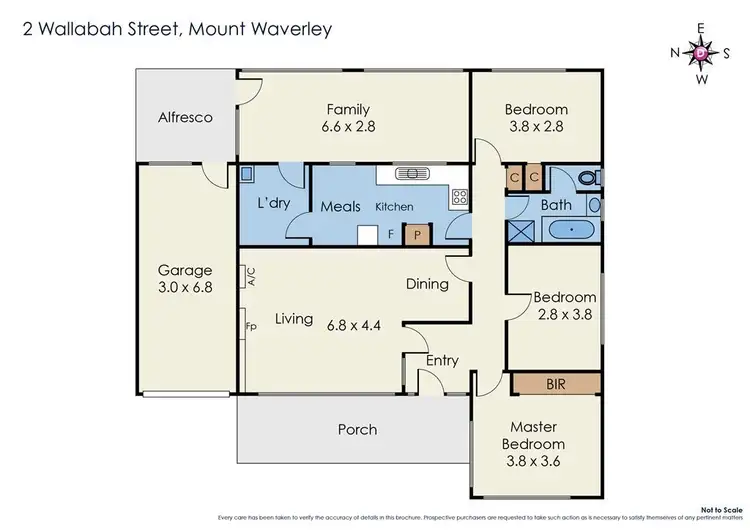 Floorplan of Homely house listing, 2 Wallabah Street, Mount Waverley VIC 3149