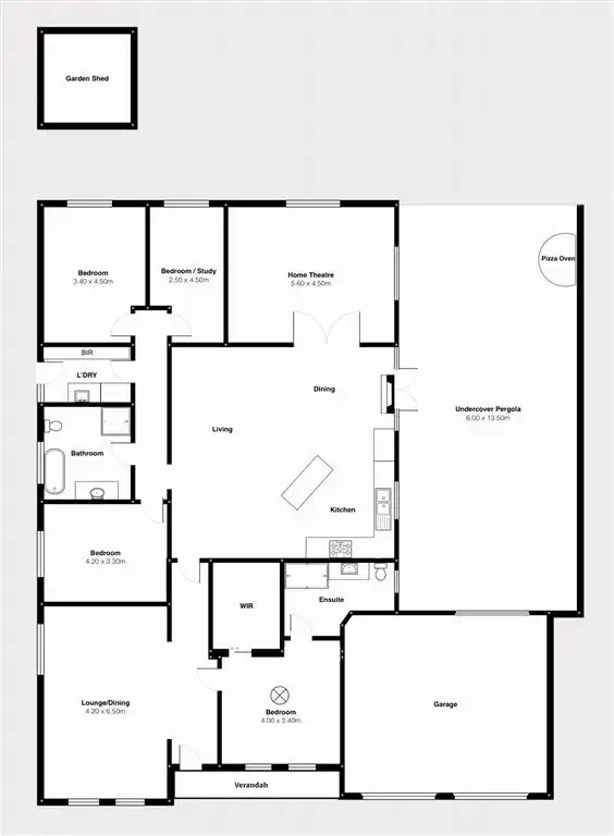 Floorplan of Homely house listing, 24 Wishart Crescent, Encounter Bay SA 5211