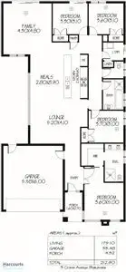 Floorplan of Homely house listing, 3 Cronin Avenue, Blakeview SA 5114