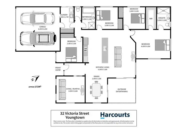 Floorplan of Homely house listing, 32 Victoria Street, Youngtown TAS 7249