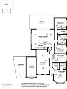 Floorplan of Homely house listing, 4 Lochleven Avenue, Greenwith SA 5125