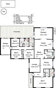 Floorplan of Homely house listing, 2 Charles Fry Court, Williamstown SA 5351