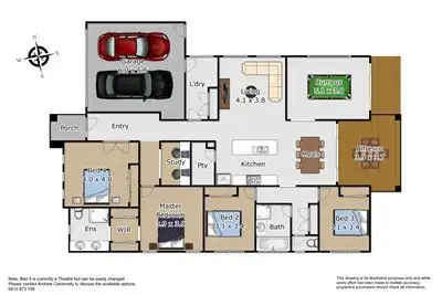 Floorplan of Homely house listing, 12 Duce Street, Cranbourne East VIC 3977